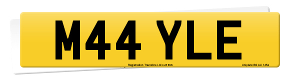 Registration number M44 YLE